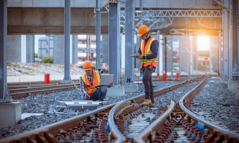 Railway infrastructure and rolling stock